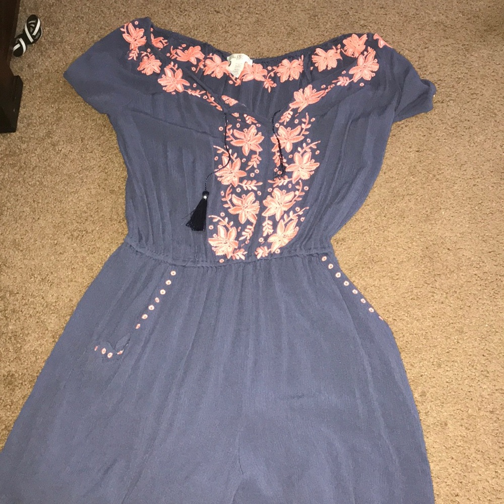 Short sleeved romper size medium